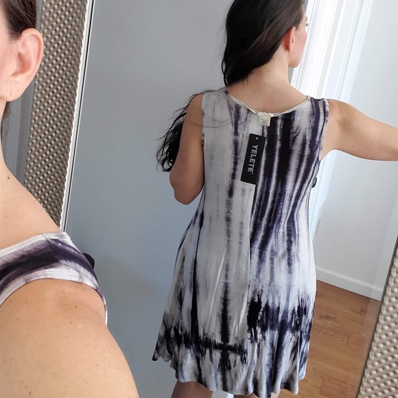 🔥SALE	🔥 Black & grey tie dye dress - Picture 10 of 10